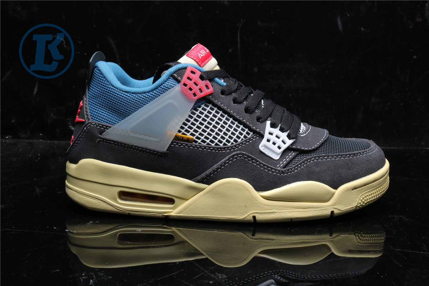 Jordan 4 Retro Union Off Noir （Big Size )